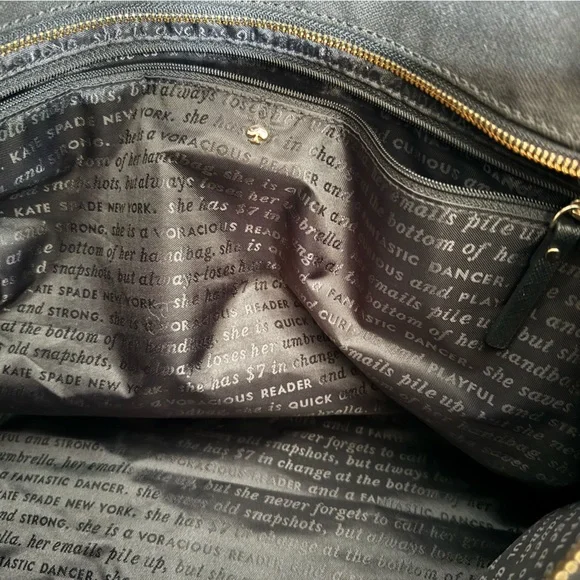 RARE Kate Spade ♠️ New York Lounging Cheetah Francis tote bag meow - Picture 8 of 8